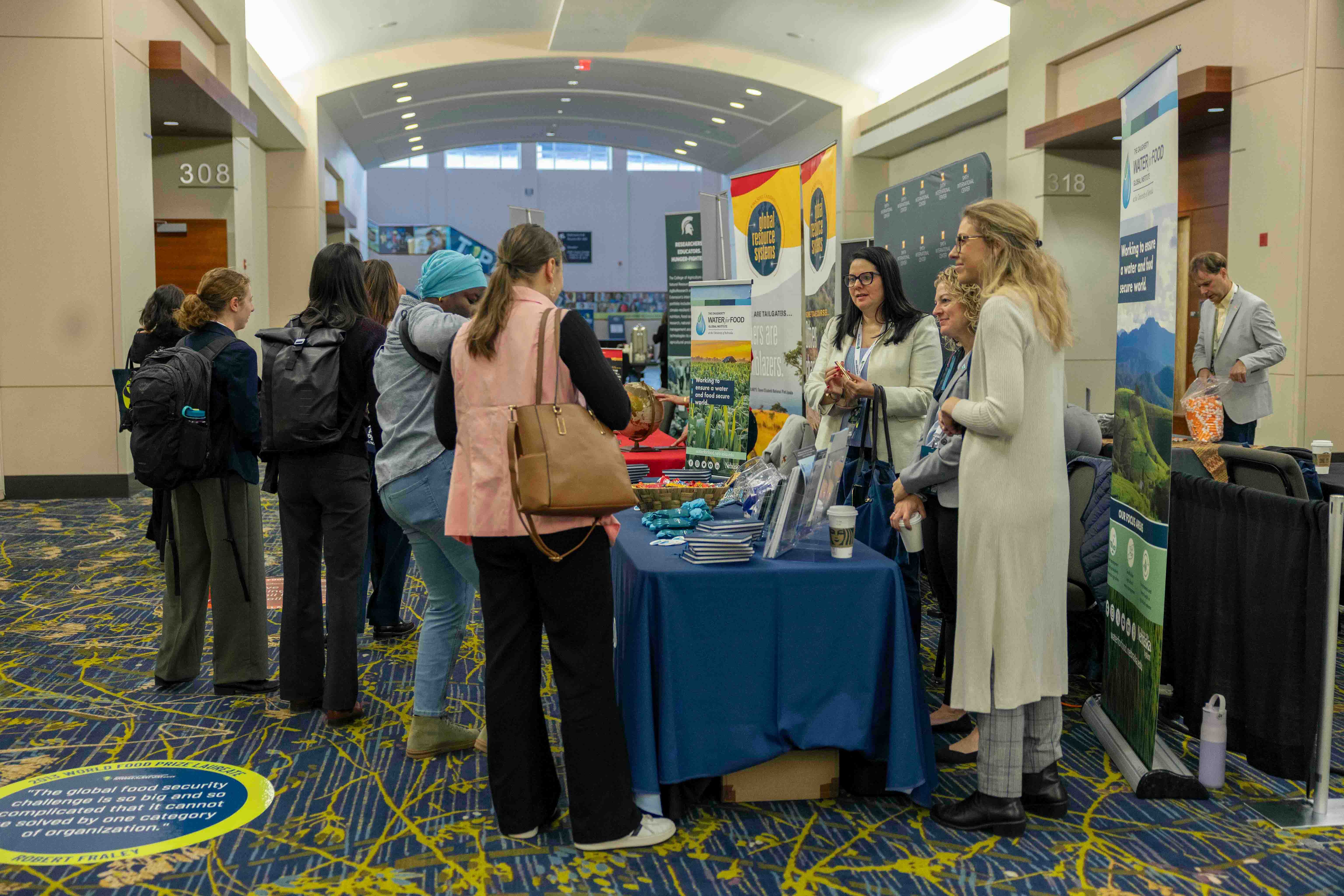 DWFI booth at the Borlaug Dialogue 2025