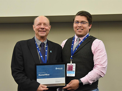 Person receiving an award