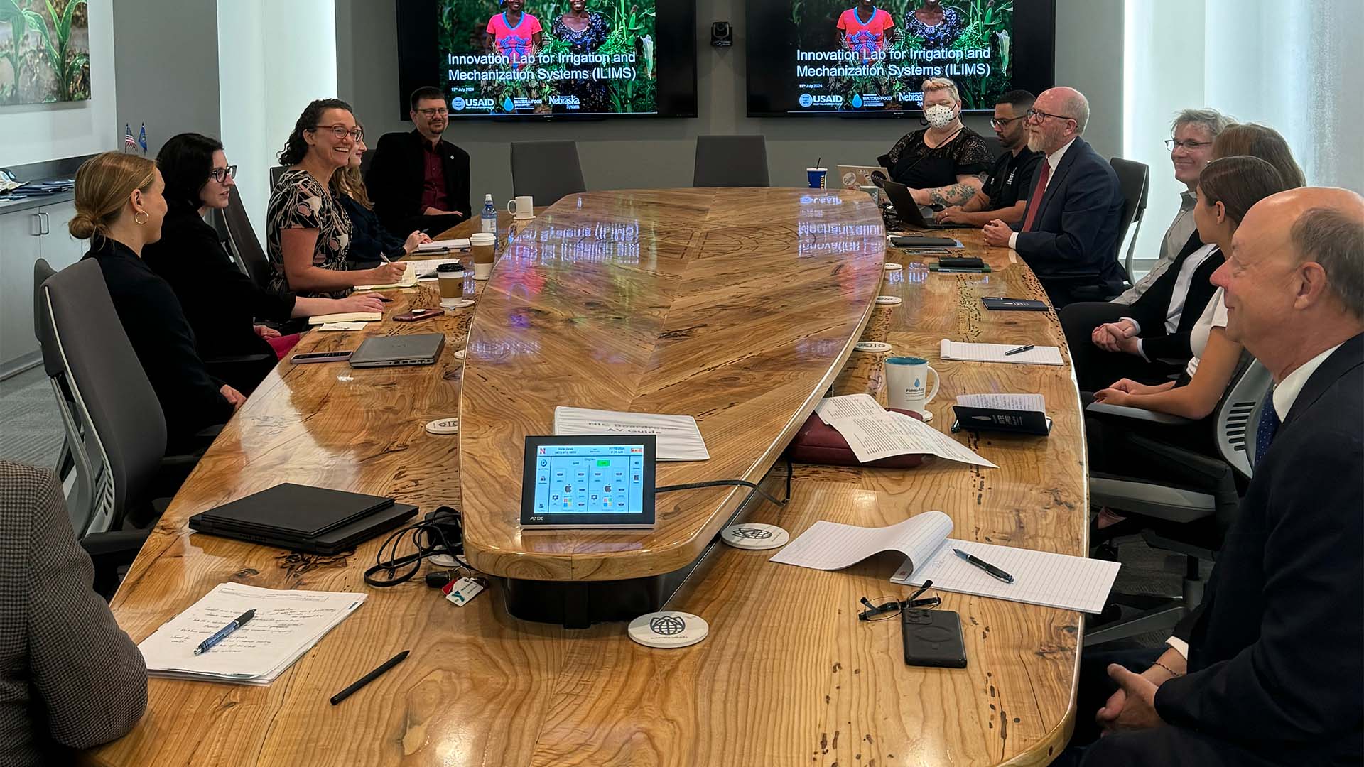 People sitting in conference room