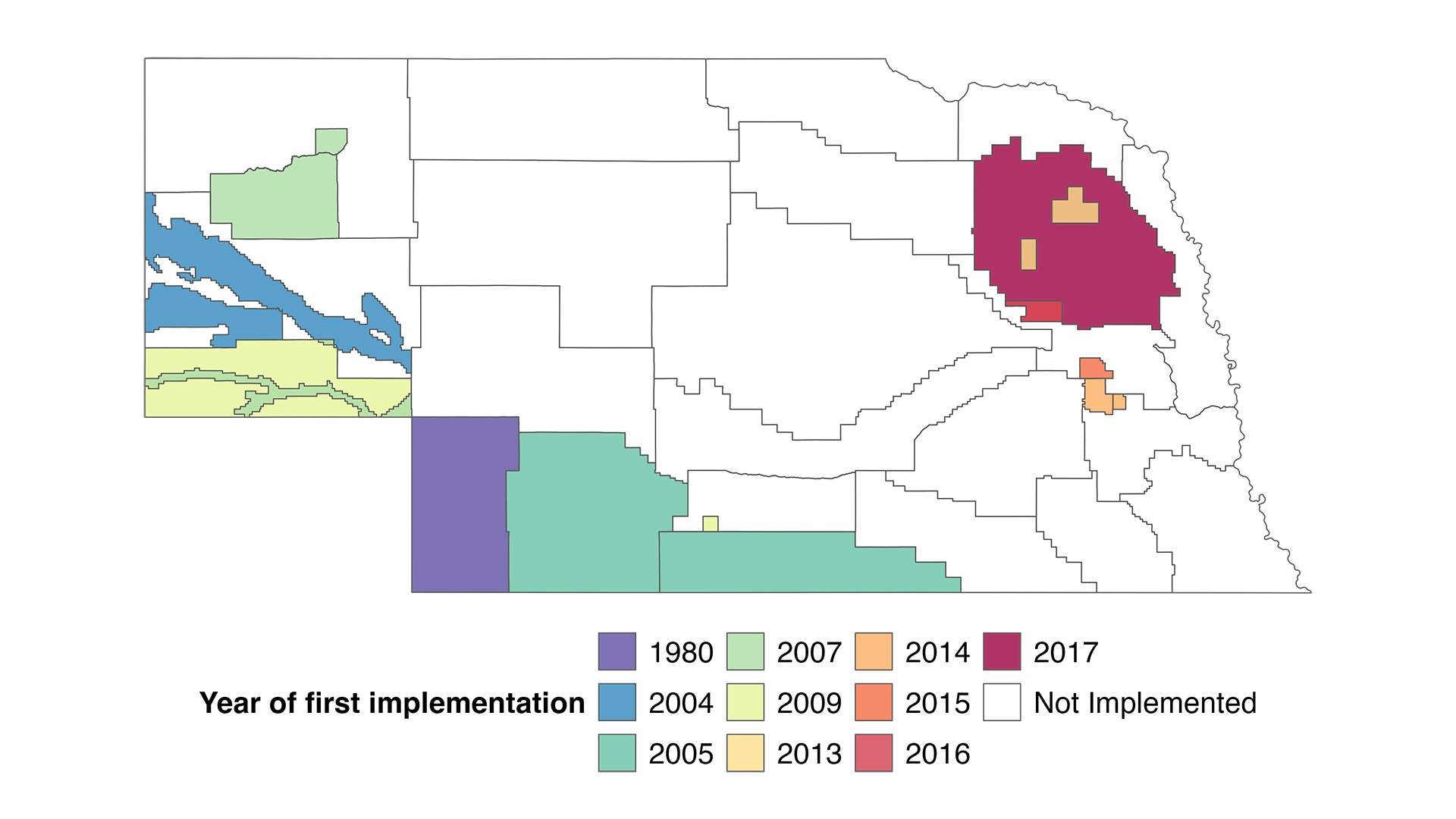 Map of Nebraska