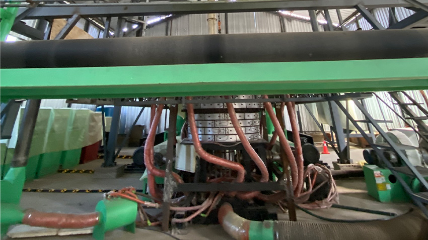 Manufacturing plant for greenhouse plastic