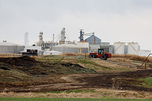 Exterior view of ethanol production plant