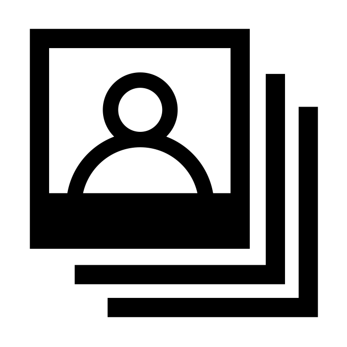 Photo stack icon
