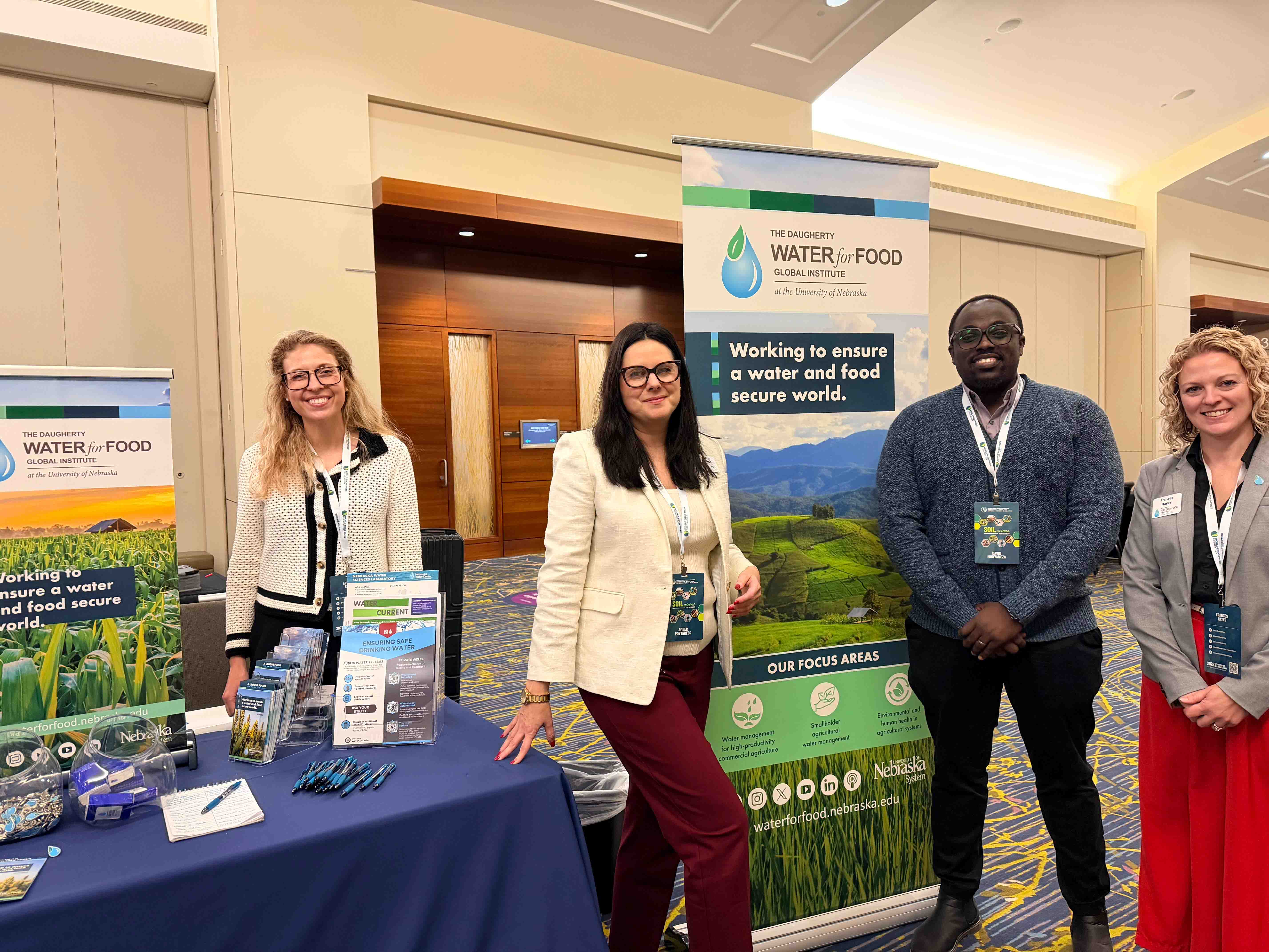 DWFI Communications team at the Borlaug Dialogue 2025