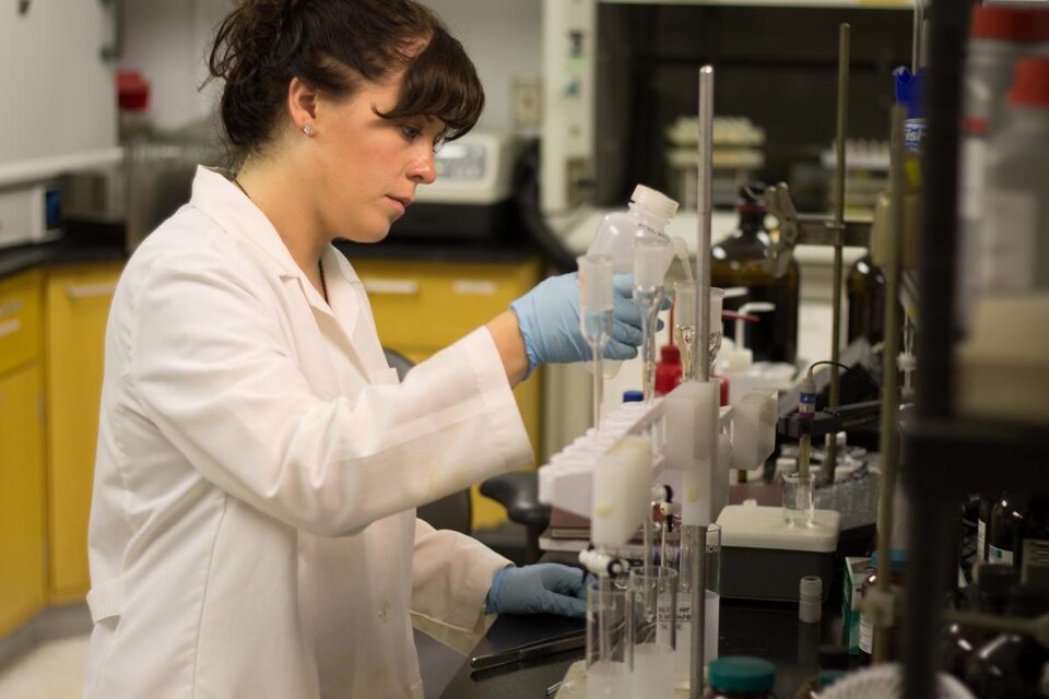 Lab Tech at Water Center