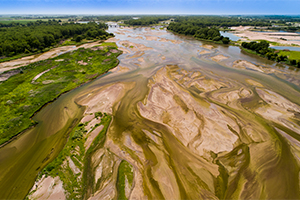 Overview of river