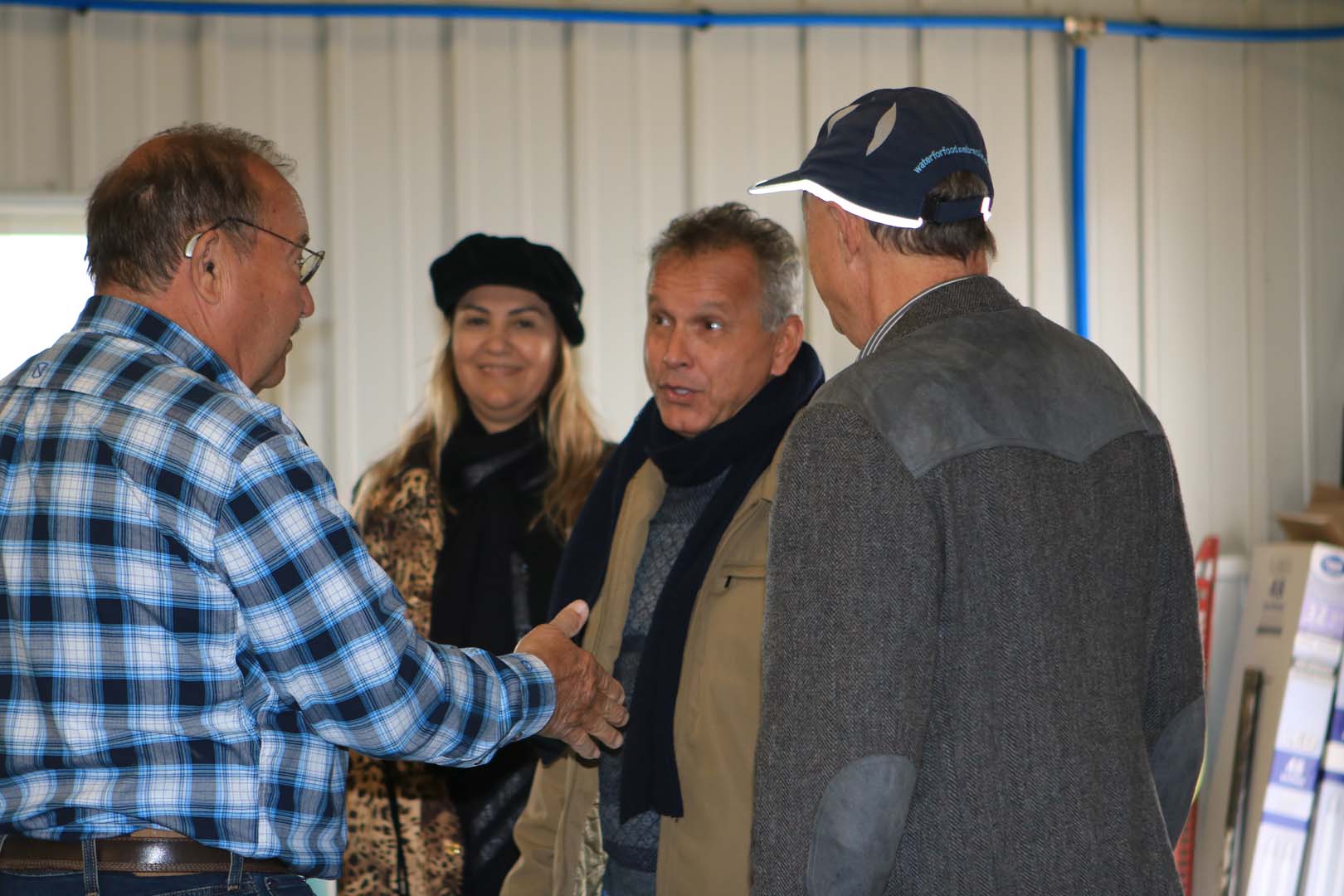 People shaking hands