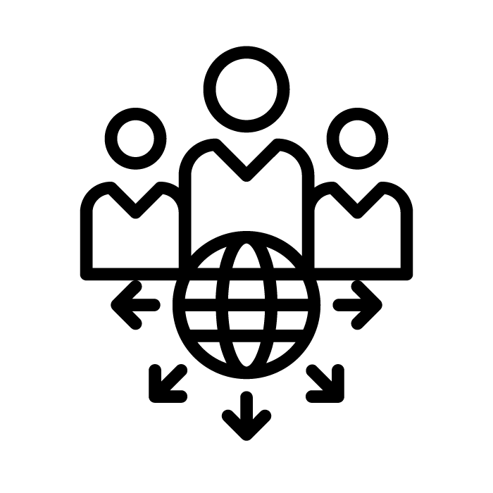 Global communication icon